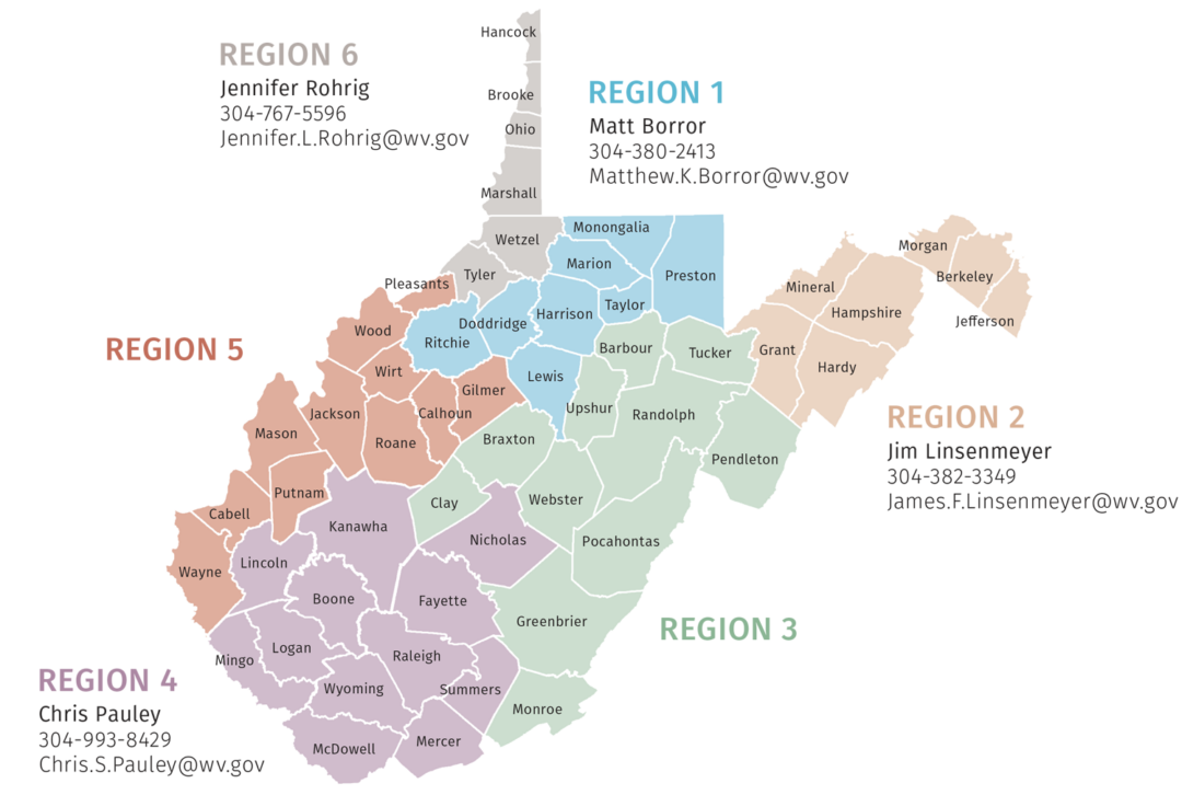 Regional EDAs | West Virginia Department of Economic Development Website